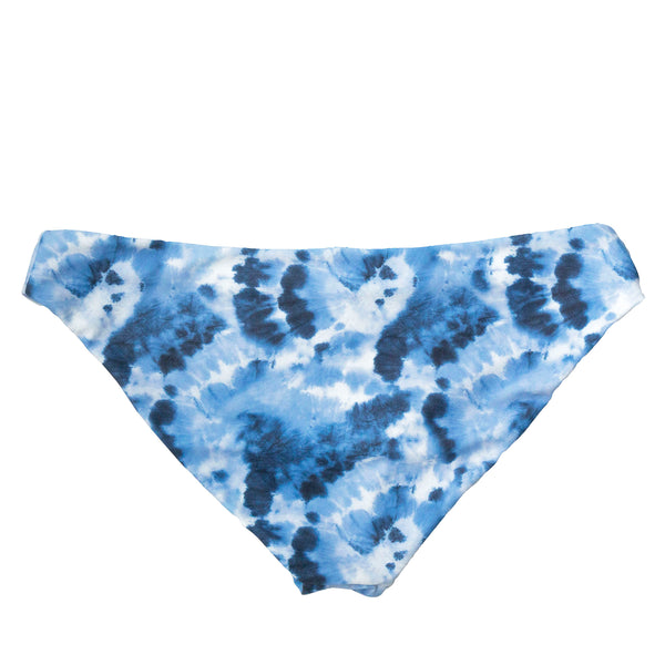 Maidstone bikini bottom in blue tie dye by Summer Label Swimwear