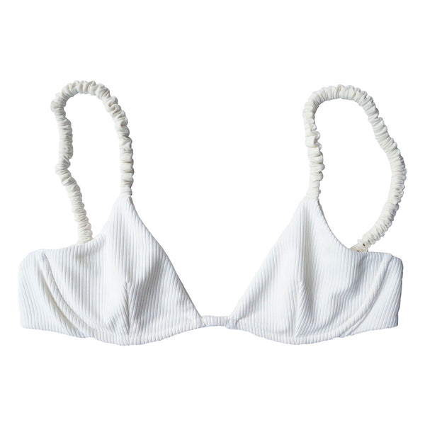 Noosa underwire bikini top in ribbed foam - summer label swimwear